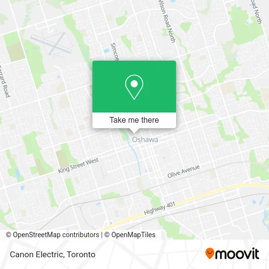 Canon Electric map