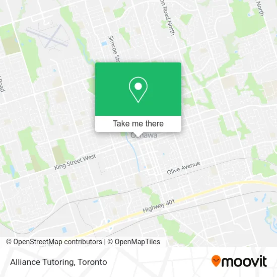 Alliance Tutoring map