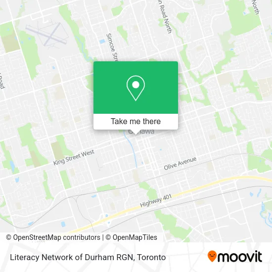 Literacy Network of Durham RGN map