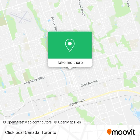 Clicklocal Canada map