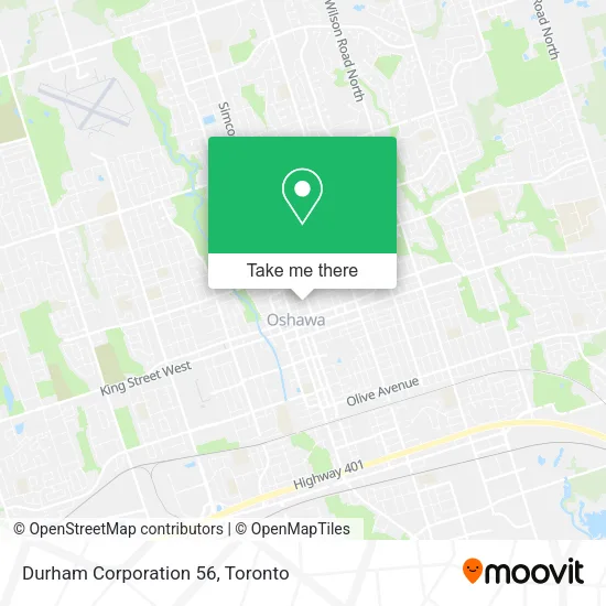 Durham Corporation 56 map