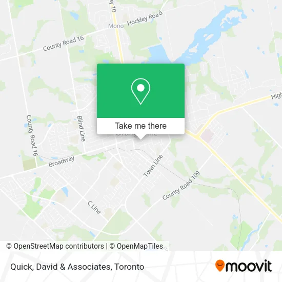 Quick, David & Associates map