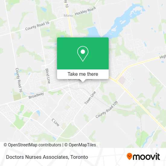Doctors Nurses Associates map