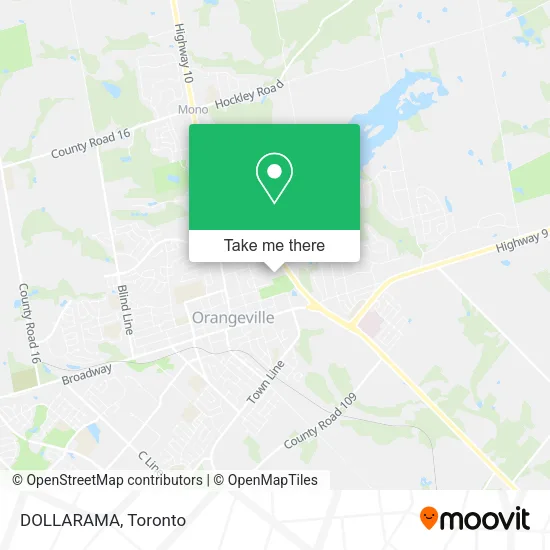 DOLLARAMA map