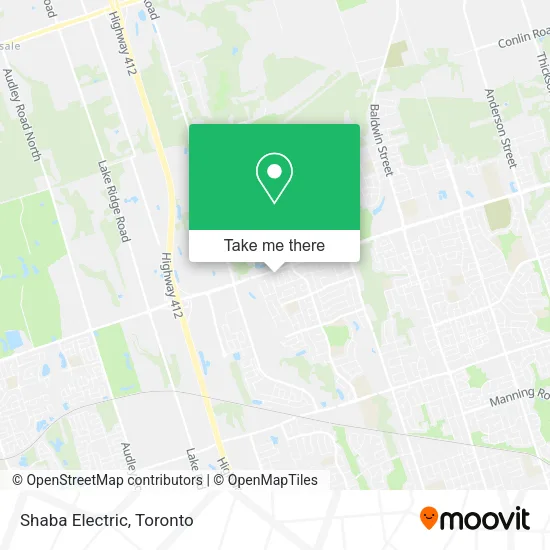 Shaba Electric map
