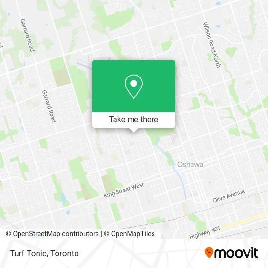 Turf Tonic map