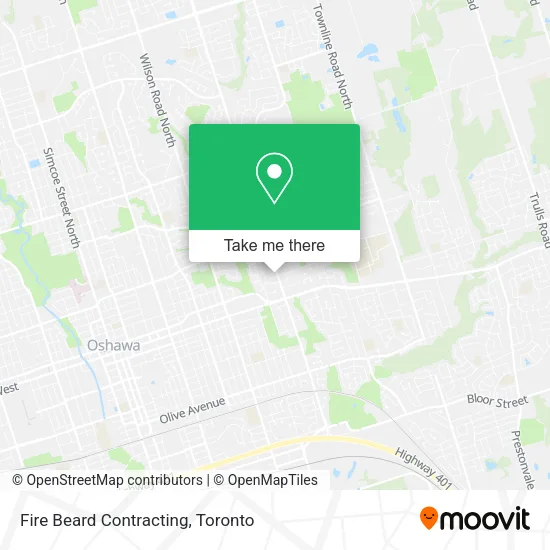 Fire Beard Contracting map