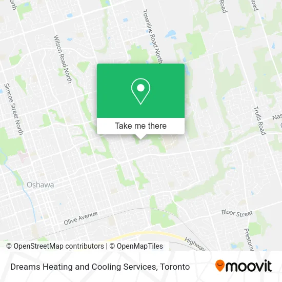 Dreams Heating and Cooling Services map