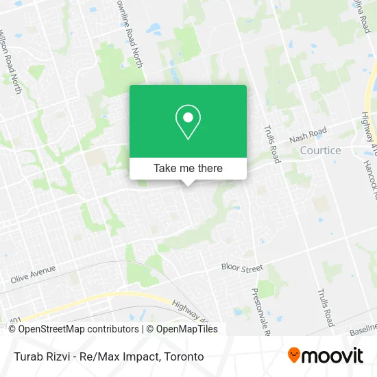 Turab Rizvi - Re/Max Impact map