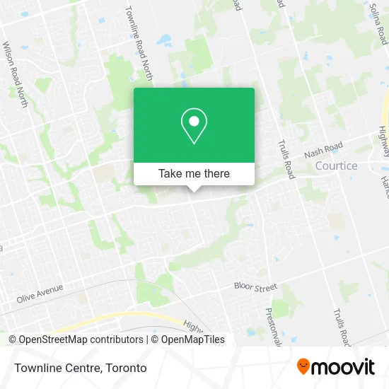 Townline Centre map
