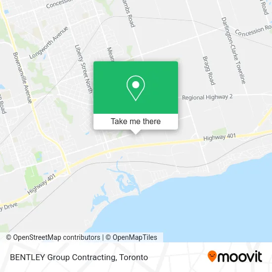 BENTLEY Group Contracting map