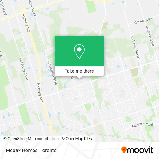 Medax Homes map