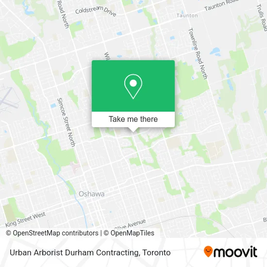 Urban Arborist Durham Contracting map