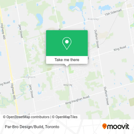 Par-Bro Design/Build map