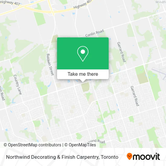 Northwind Decorating & Finish Carpentry map