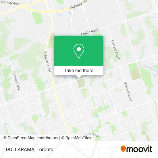 DOLLARAMA map