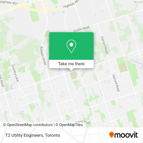 T2 Utility Engineers map