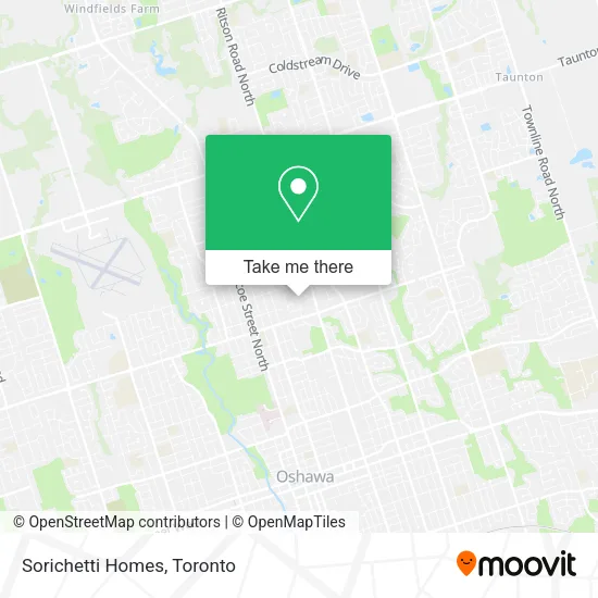 Sorichetti Homes map