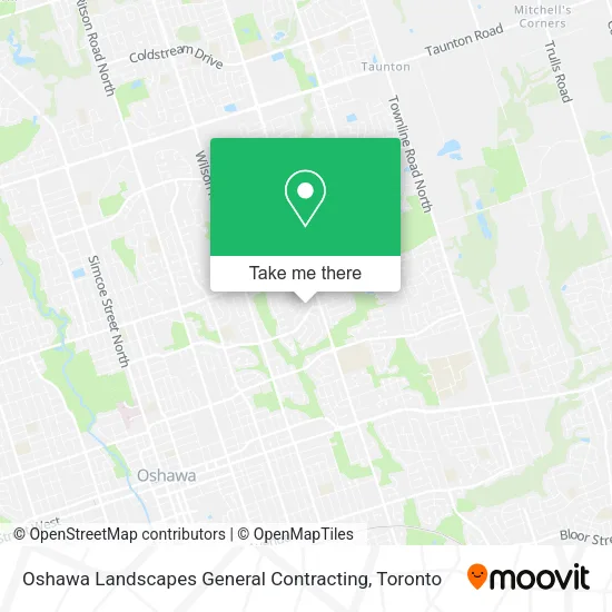 Oshawa Landscapes General Contracting map