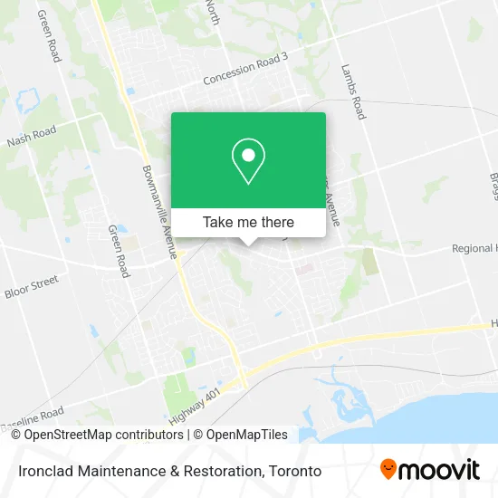 Ironclad Maintenance & Restoration map