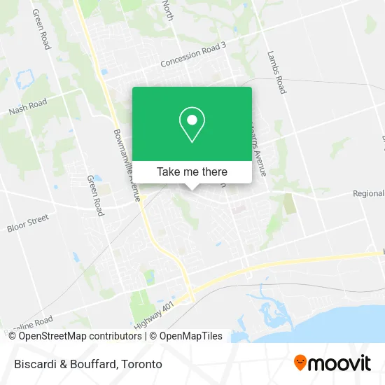 Biscardi & Bouffard map
