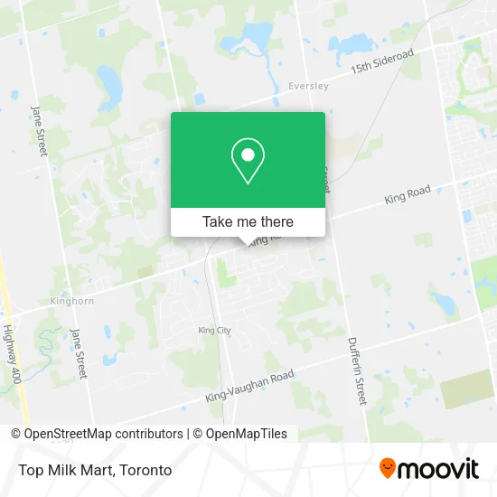Top Milk Mart map