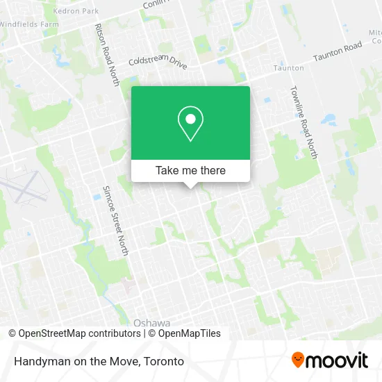 Handyman on the Move map