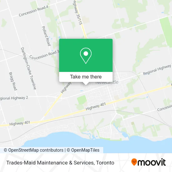 Trades-Maid Maintenance & Services map