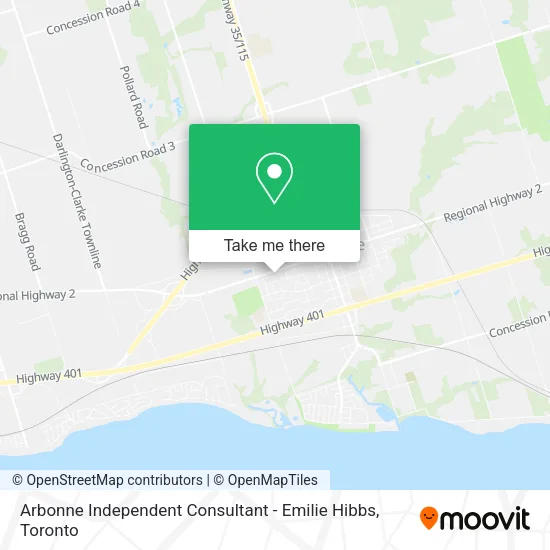 Arbonne Independent Consultant - Emilie Hibbs map