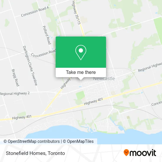 Stonefield Homes map