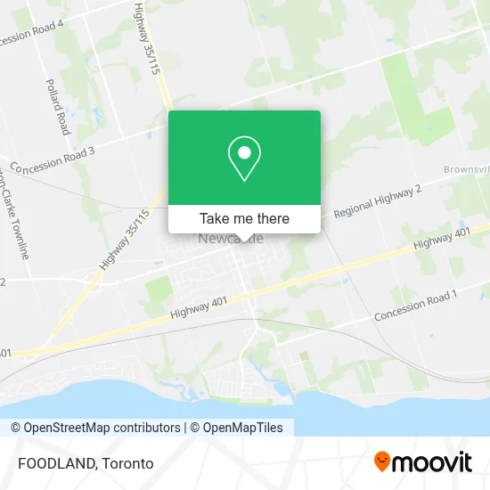 FOODLAND map