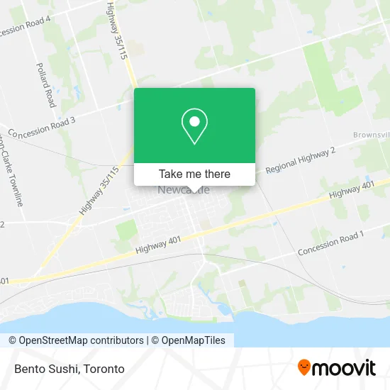Bento Sushi map
