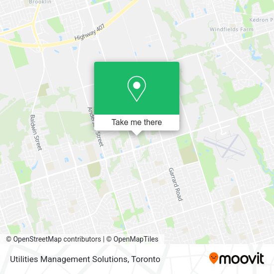 Utilities Management Solutions map
