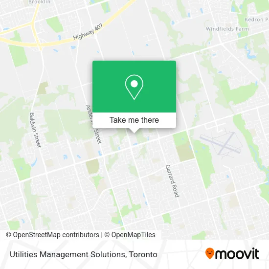 Utilities Management Solutions map