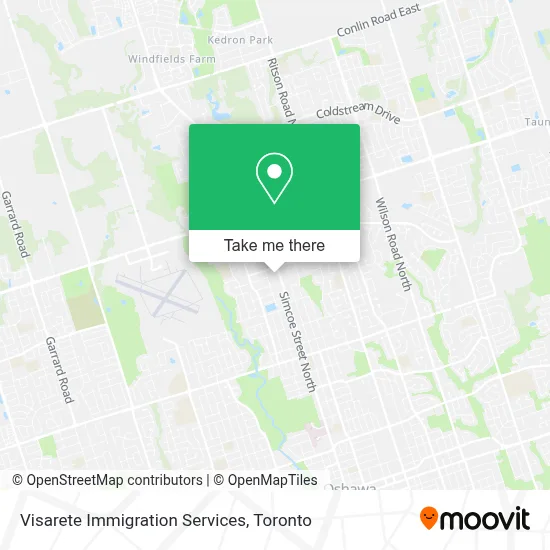 Visarete Immigration Services map