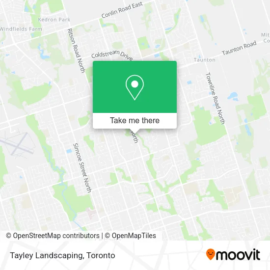 Tayley Landscaping map