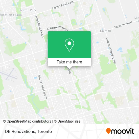 DB Renovations map