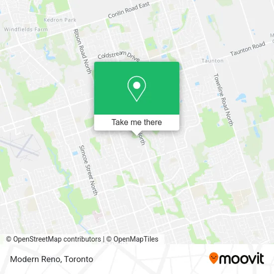 Modern Reno map
