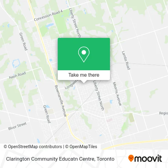 Clarington Community Educatn Centre plan