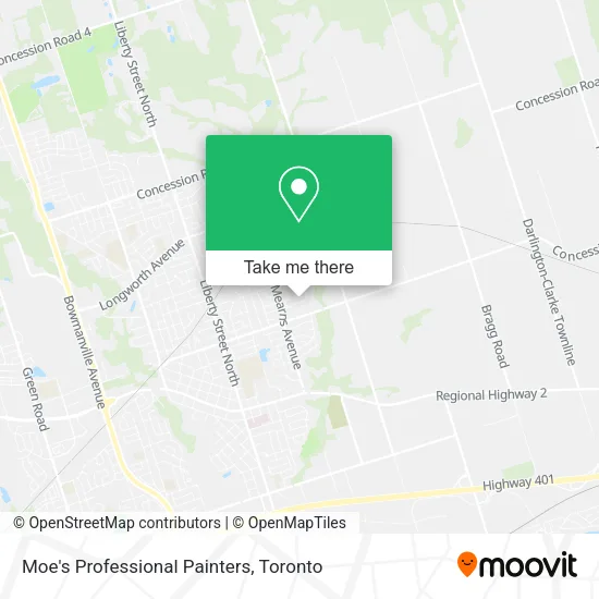 Moe's Professional Painters map