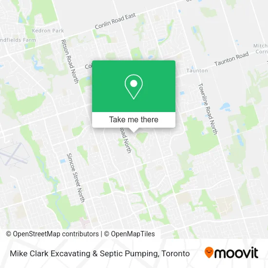 Mike Clark Excavating & Septic Pumping map