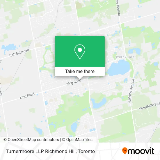 Turnermoore LLP Richmond Hill map