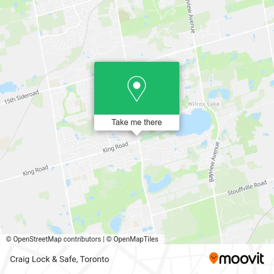 Craig Lock & Safe map