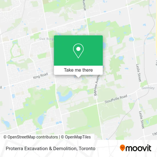 Proterra Excavation & Demolition map