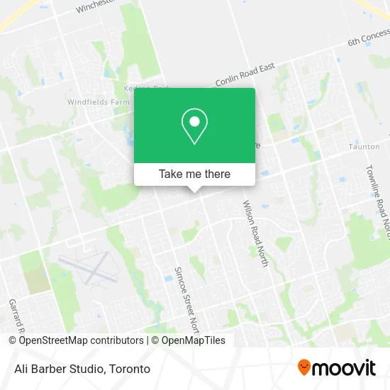 Ali Barber Studio map