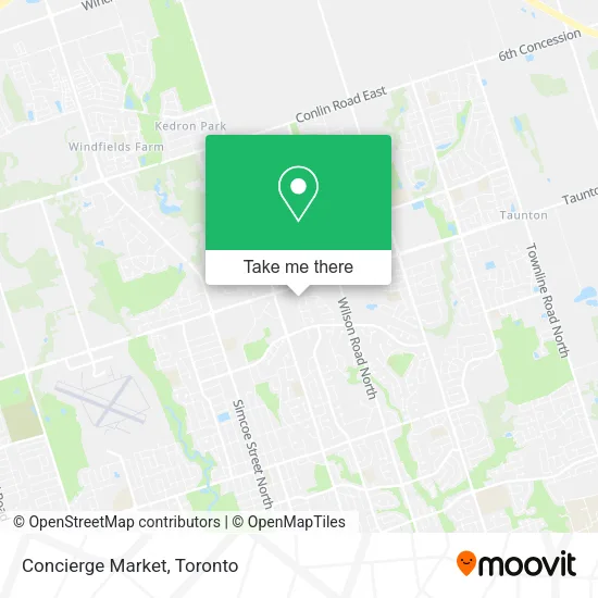 Concierge Market map