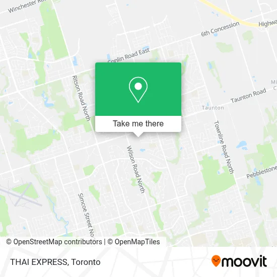 THAI EXPRESS map