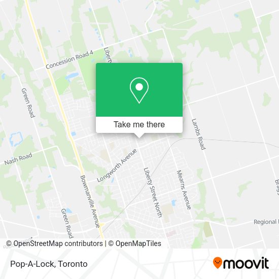 Pop-A-Lock map