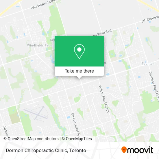 Dormon Chiroporactic Clinic map