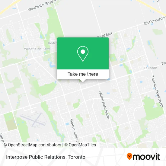 Interpose Public Relations map